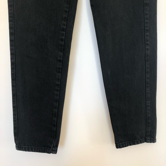 Zara Trafaluc Women's Mom Jeans Black Denim 80s Size 2 - Picture 4 of 10